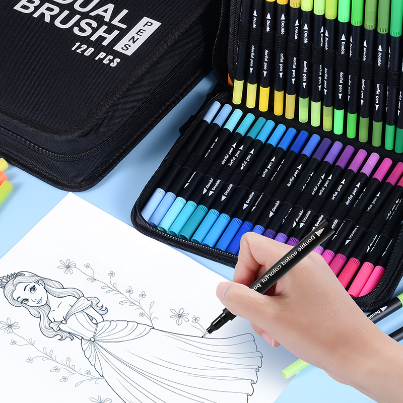 Beidseitiger Aquarellstift Kunstmalerei umweltfreundlich