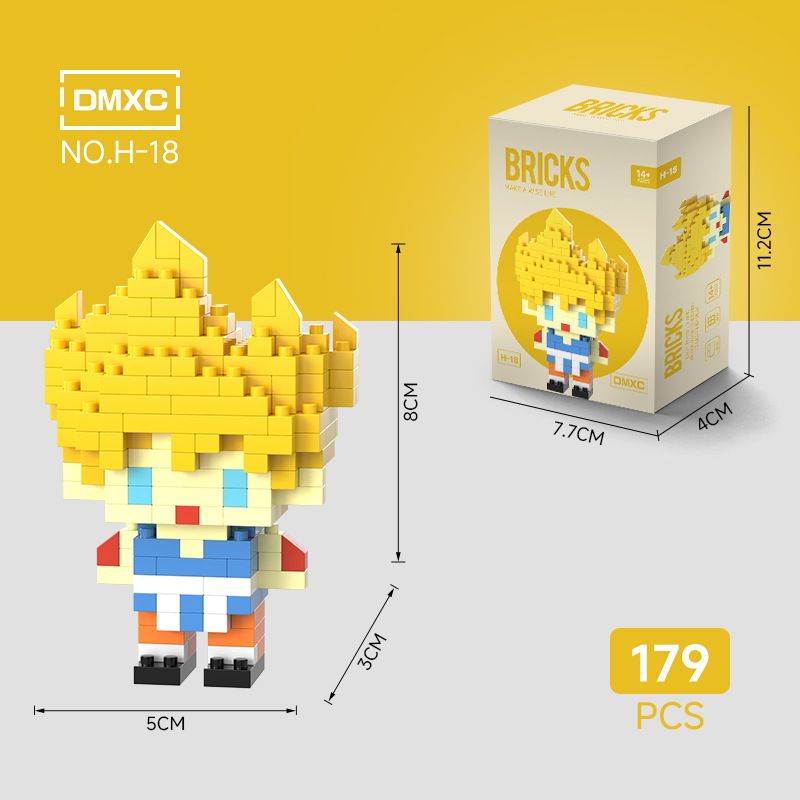 Micro particle building blocks set, children's assembly