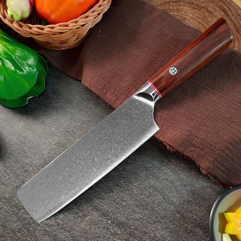 Damascus chef knife set, Japanese style