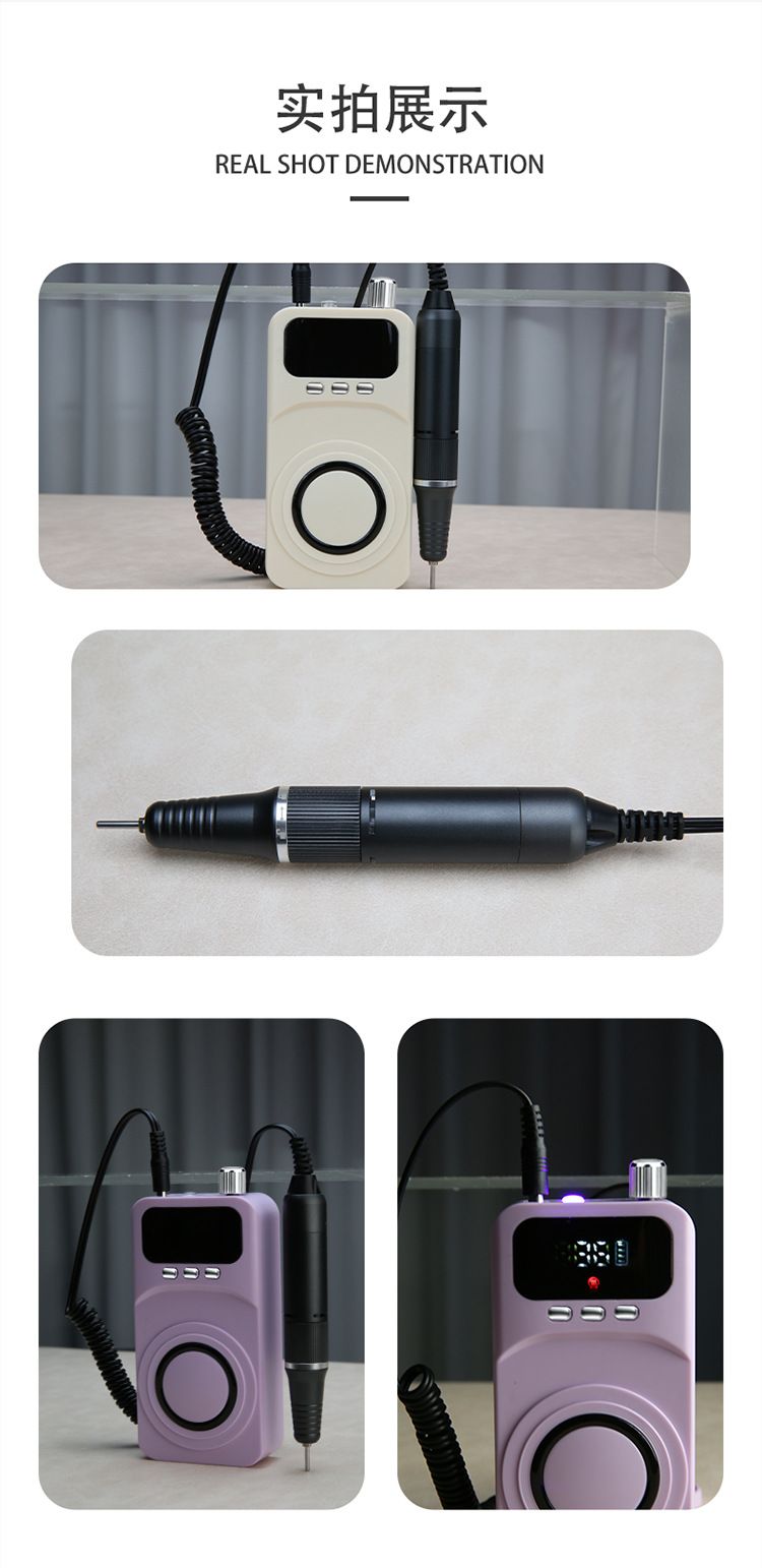 Smart UV nail lamp with LED dual output