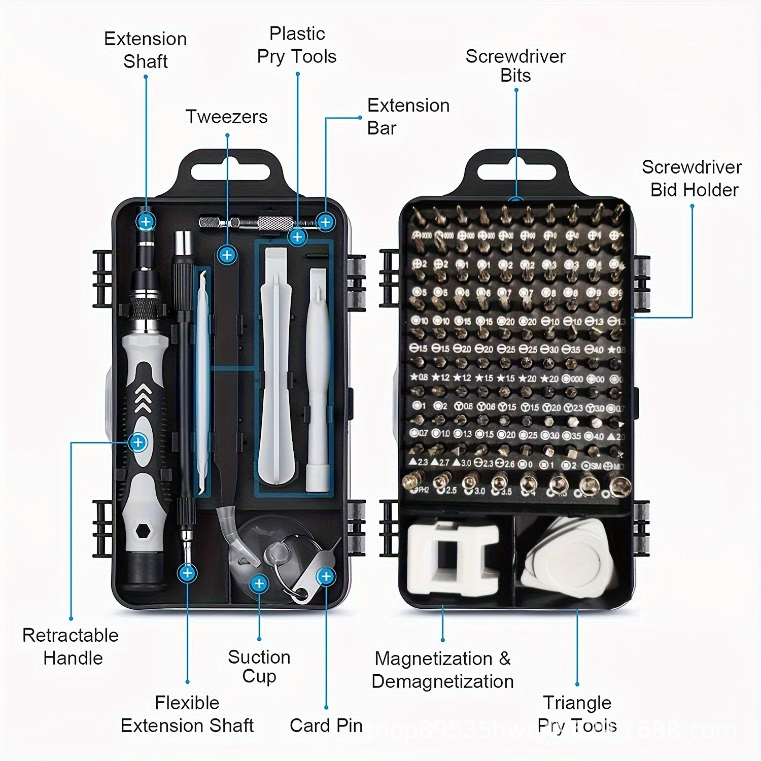 115-in-1 Screwdriver Set, Multi-purpose