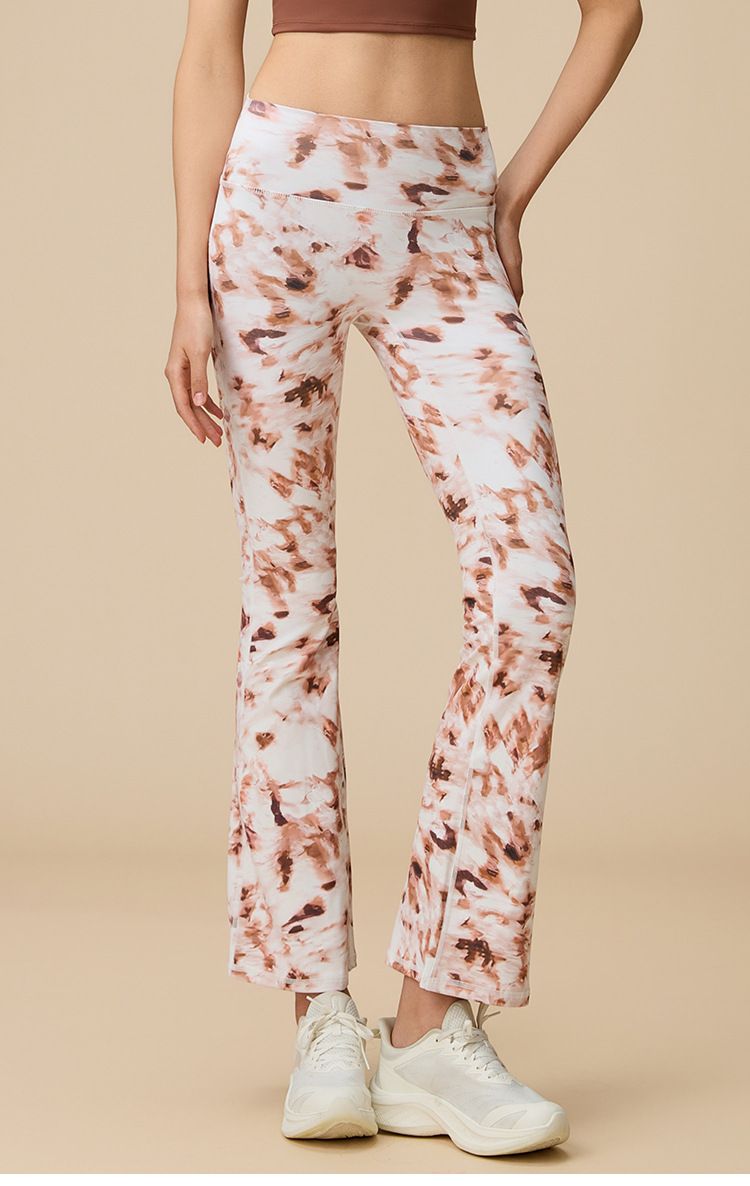 26 Print Yoga Pants Women High Waist Flare