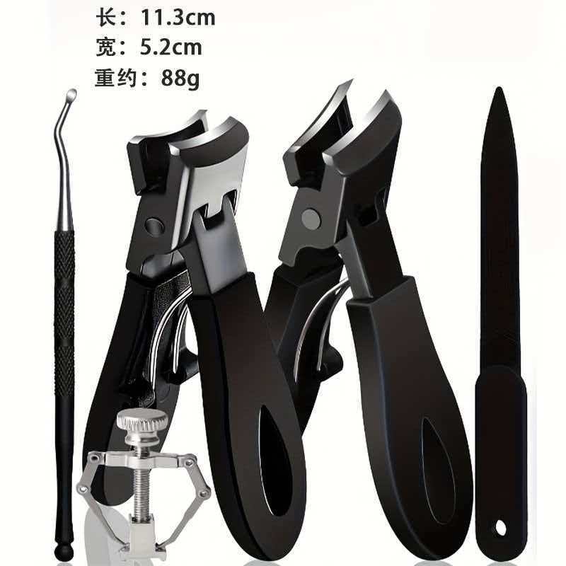 Adlerkopf-Nagelschere-Set, Edelstahl, großer Winkel