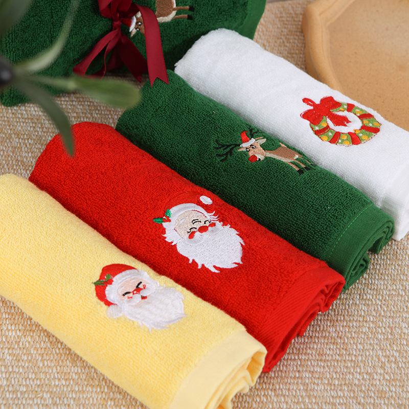 Pure cotton Christmas towel gift set for children