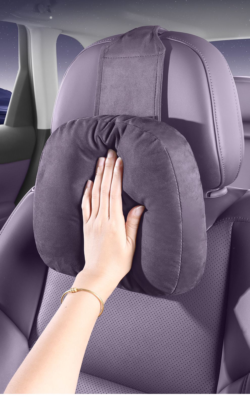 Leapmotor C10 C16 memory foam neck pillow with lumbar support