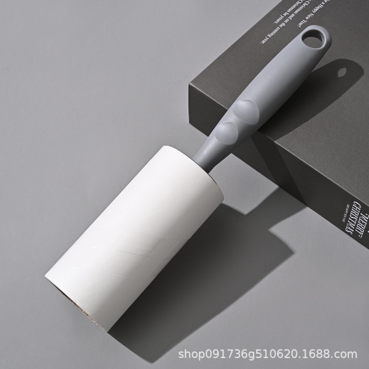 Portable tear-off lint roller