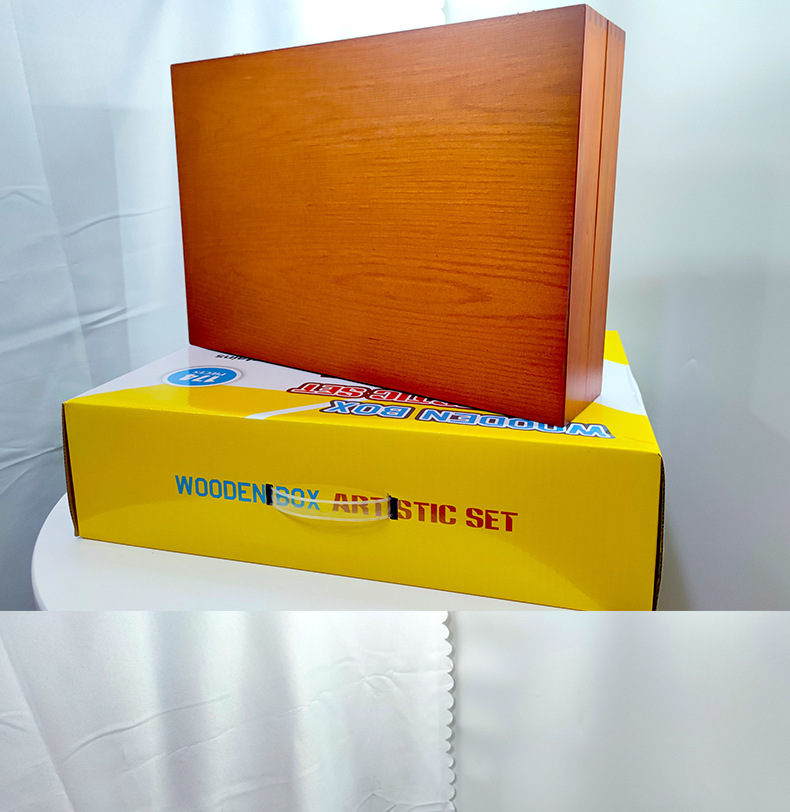 Mal-Set, 174 Teile, für Schüler, Holzbox