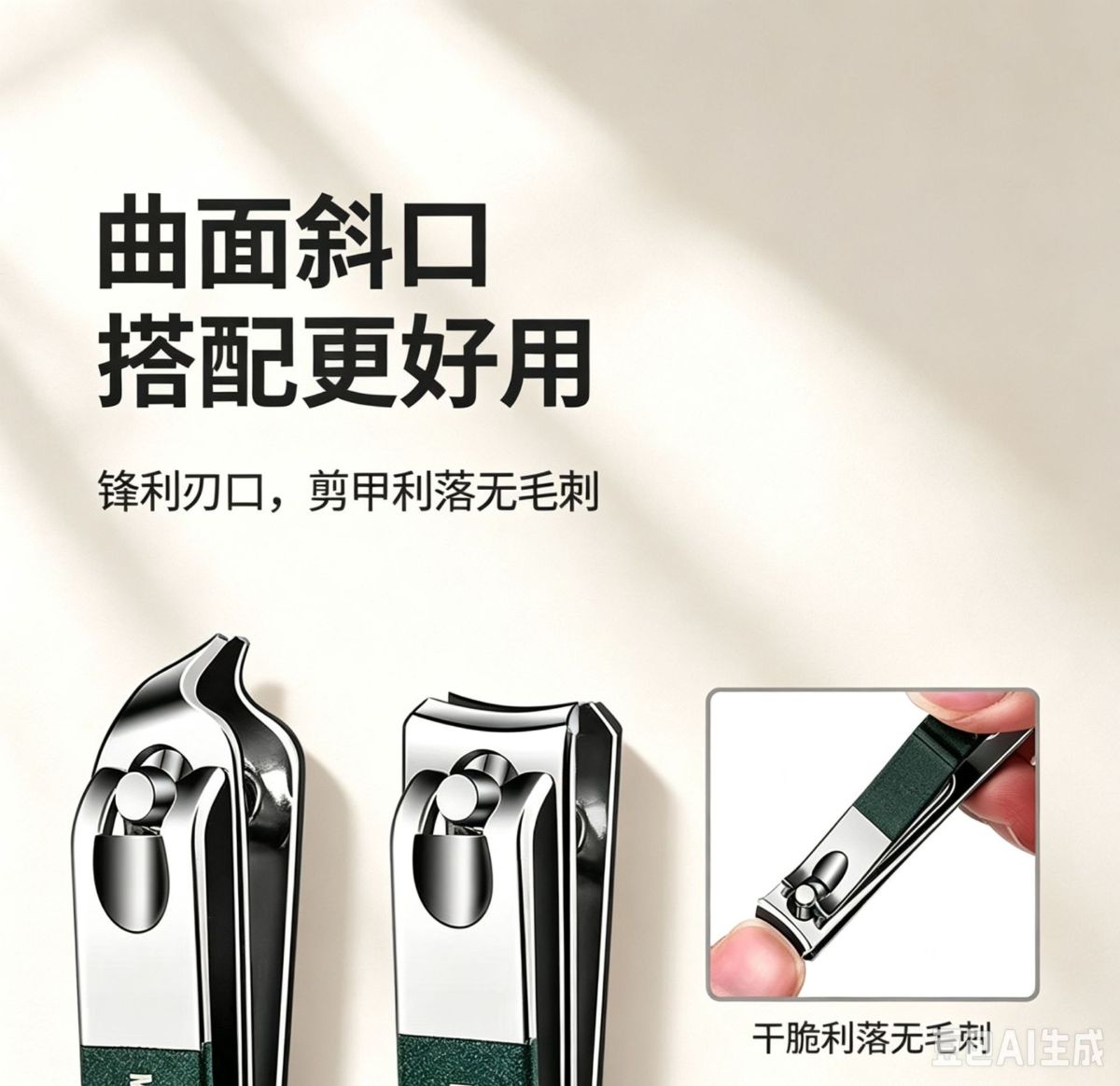 指甲钳套装6件套指甲剪家用挖耳勺指甲刀修剪工具