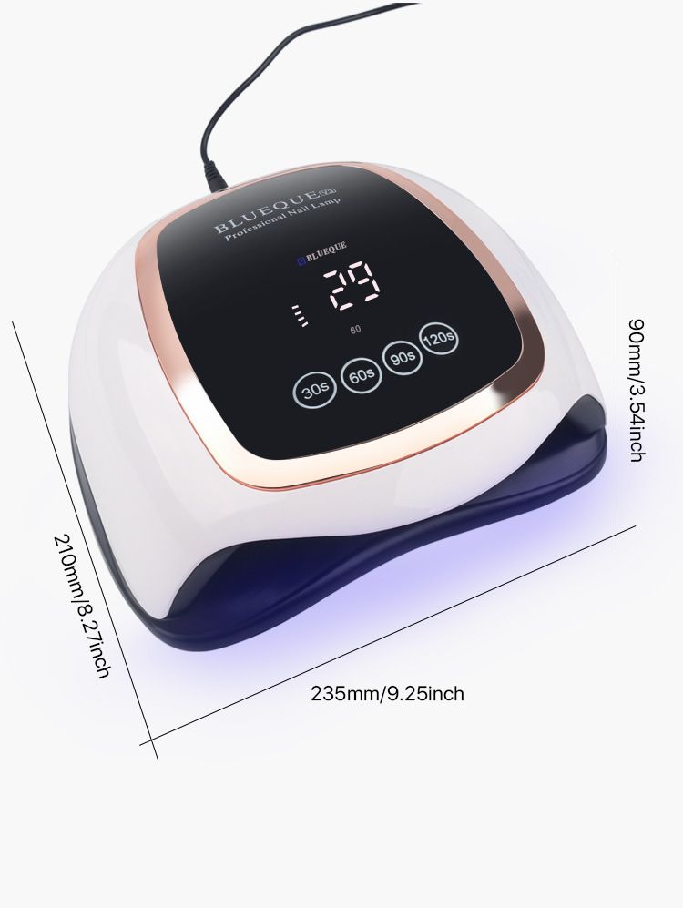 UV nail curing lamp, phototherapy device, gel polish dryer