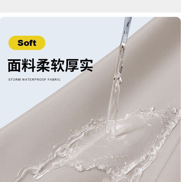 Thick long raincoat for electric vehicles, full-body protection, split-type design