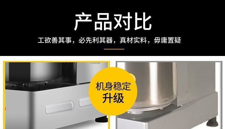 Commercial automatic dough mixer, large capacity, dual-speed