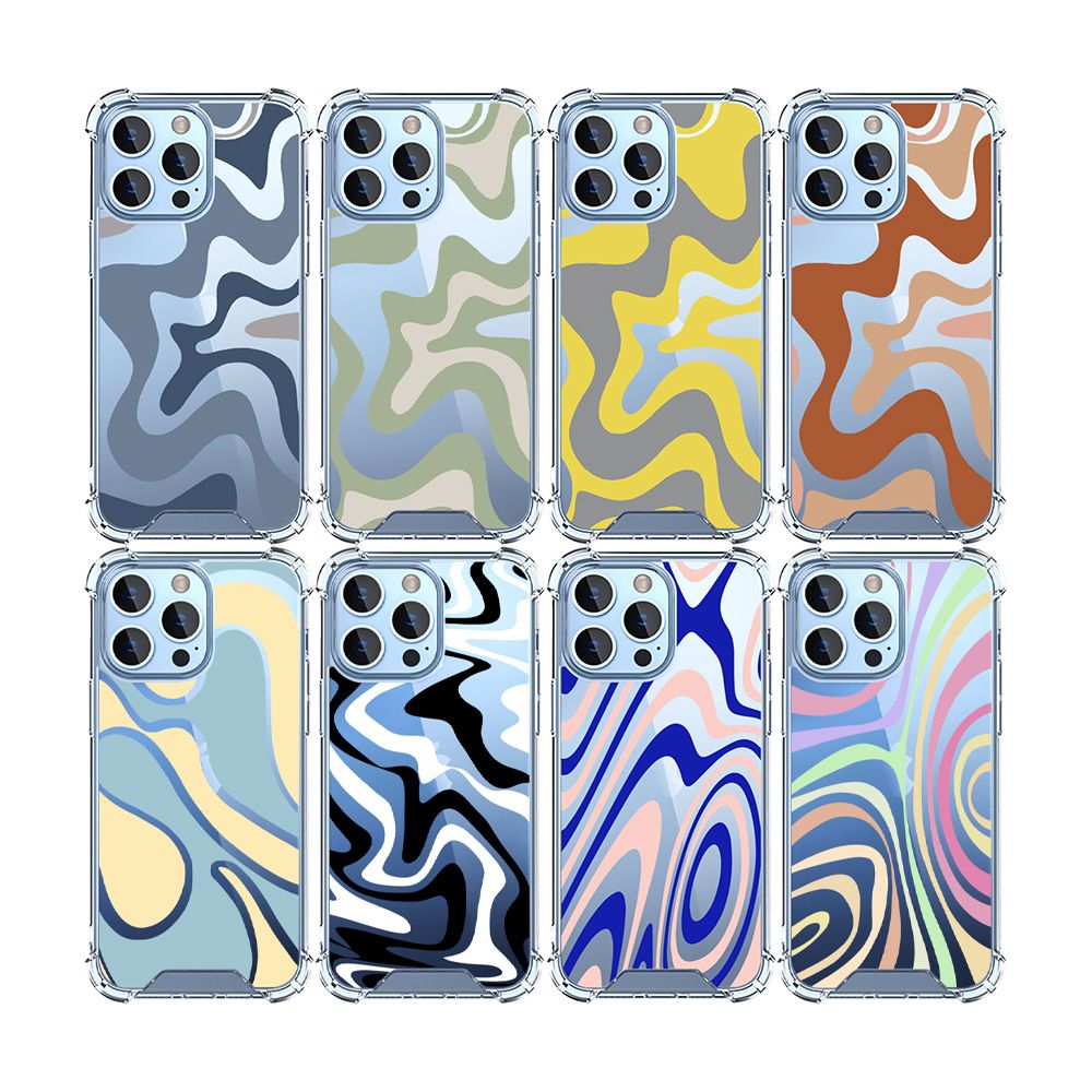 Apple iPhone 16E magnetic case, purple flower pattern TPU+PC