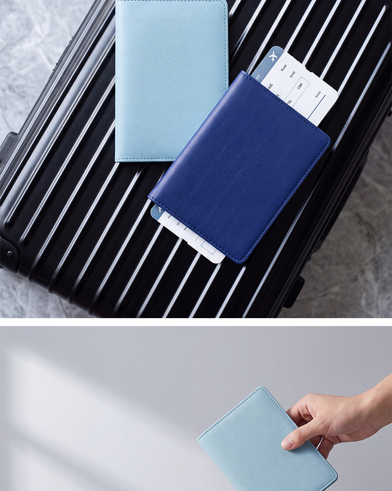 PU-Leder Reisepass-Etui mehrere Kartenfächer