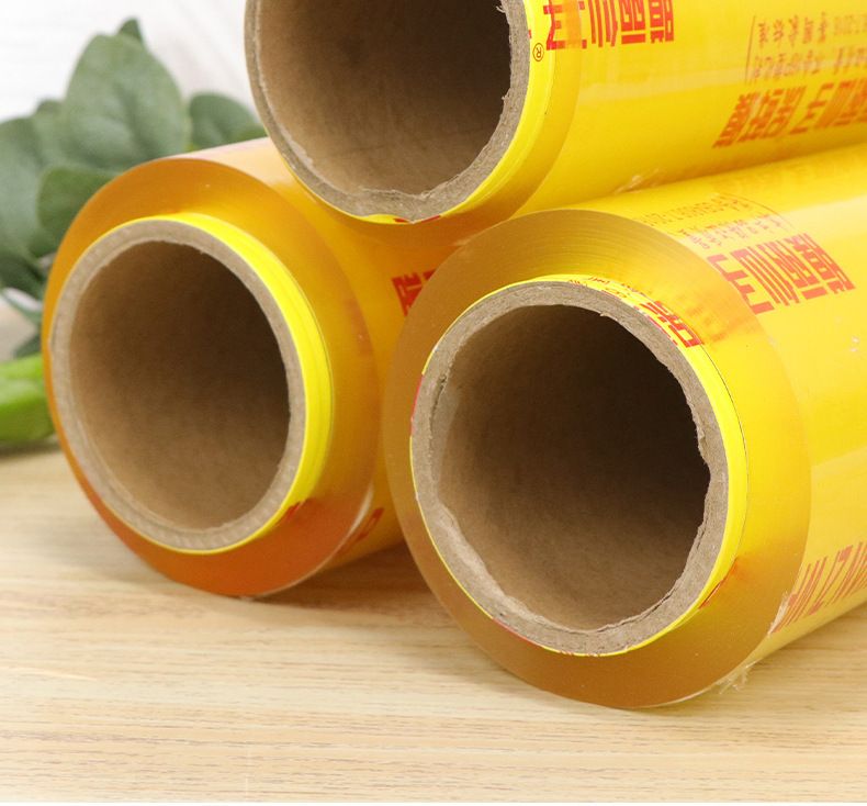PVC-Frischhaltefolie Lebensmittelqualität Großrolle für Küche