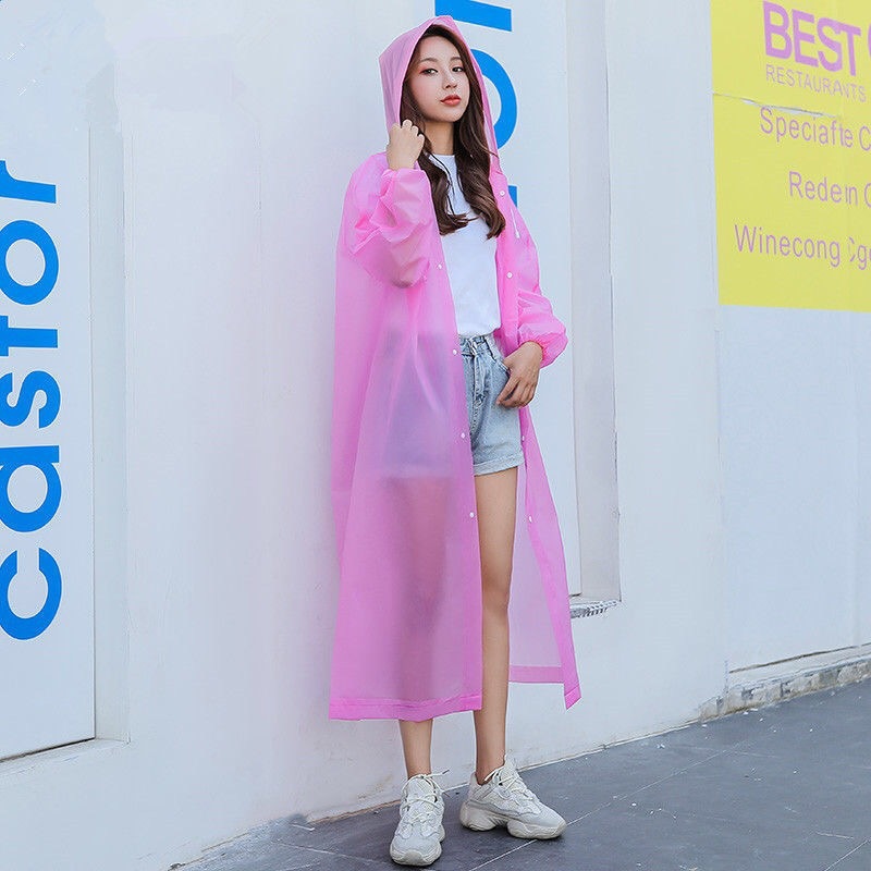 Adult EVA raincoat, full body, thickened fabric