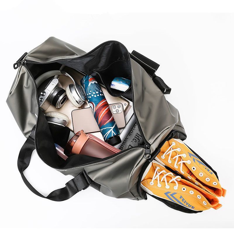 Sports backpack waterproof with dry-wet separation compartment