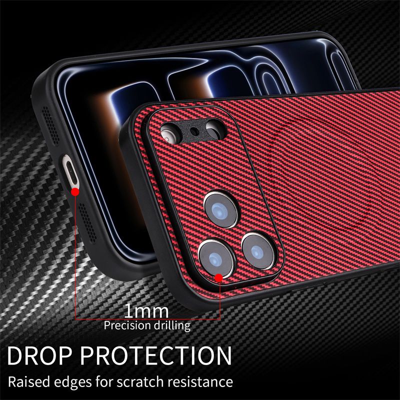 Sony Xperia 5 case, carbon fiber pattern, magnetic
