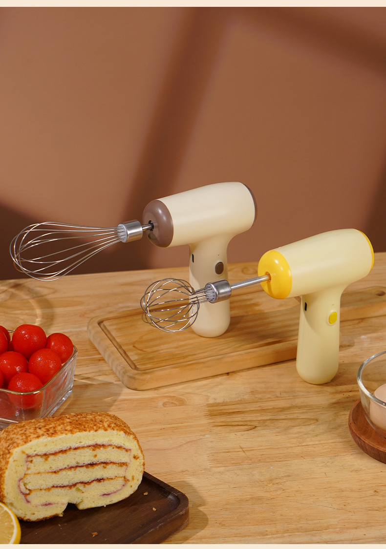 Electric egg whisk cordless mini five speed