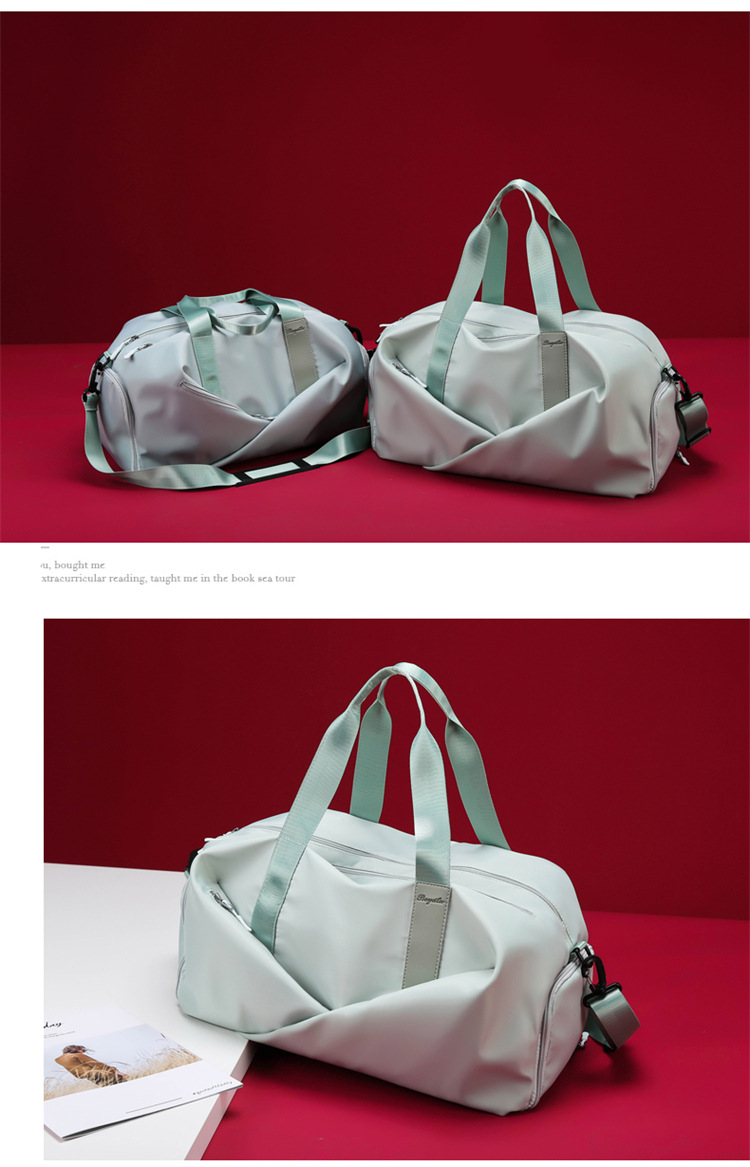 Women's sports fitness bag, dry wet separation