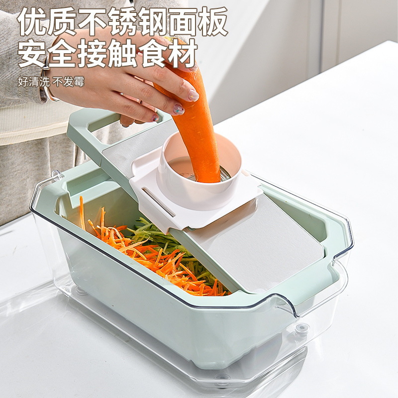 Stainless steel vegetable slicer and shredder, potato cutter