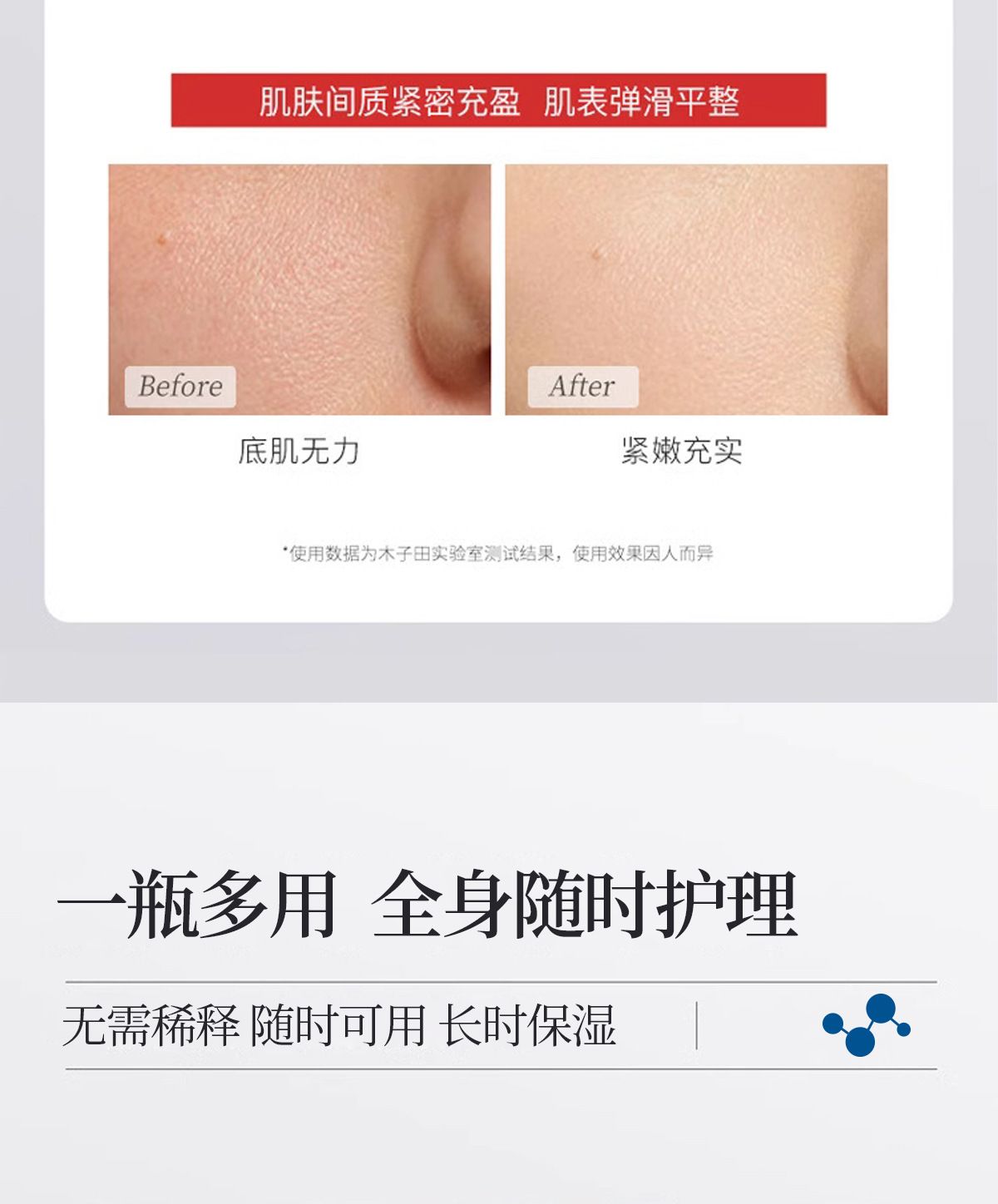 Hyaluronik asit niacinamide nemlendirici özü yağsız