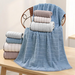 Coral fleece towel set, 3-piece, absorbent, gift box