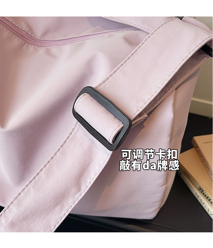 Soft Crossbody Tote Travel Bag, Waterproof Large Capacity