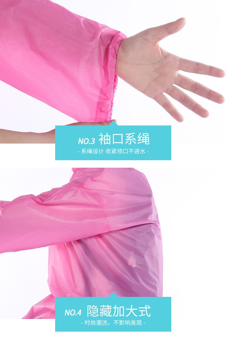 Women's EVA Raincoat, Thickened, Transparent, Waterproof