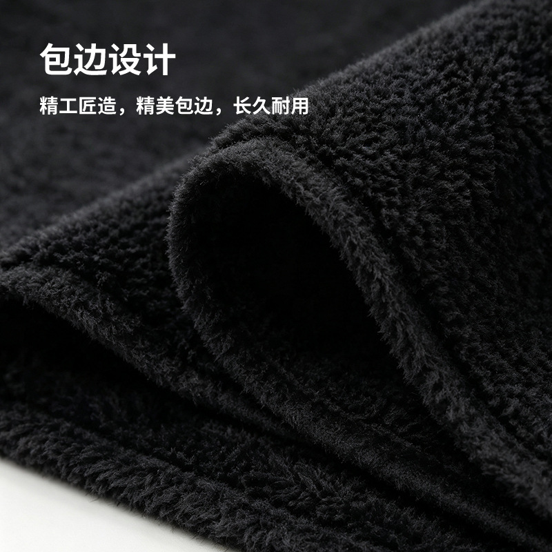 Coral fleece bath towel set, water-absorbent