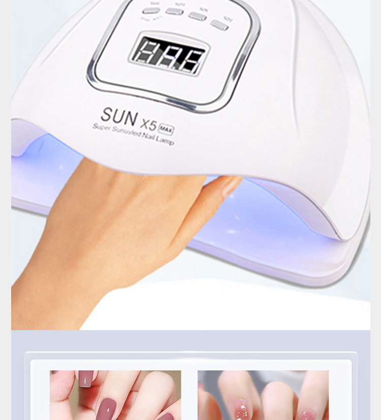 UV LED nail lamp gel polish curing dryer machine