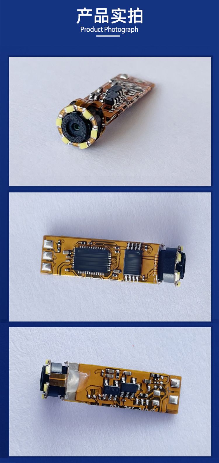 7mm endoskop kamerası 2 MP USB, LED ışıklı