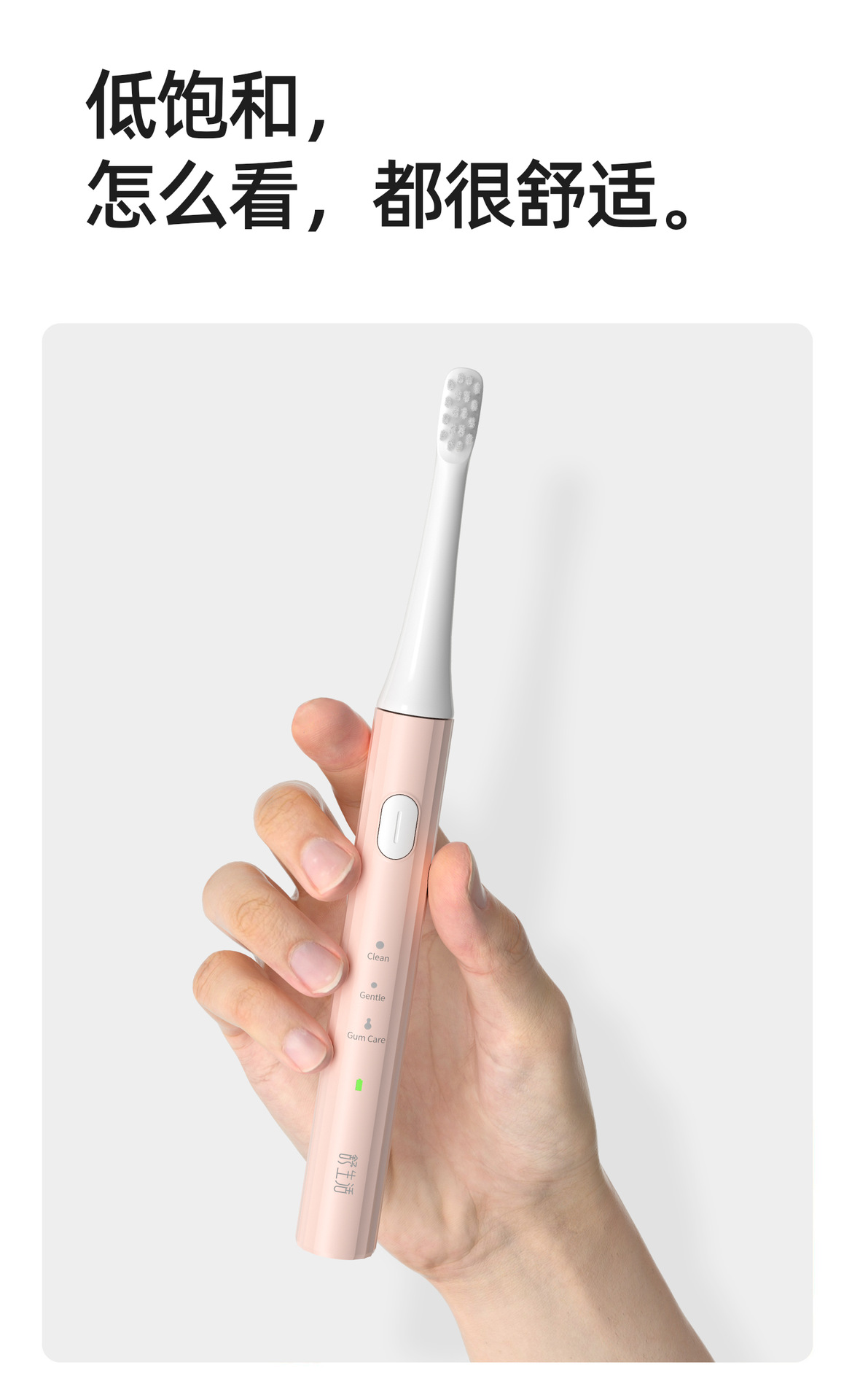 Sonic electric toothbrush for adults, rechargeable soft bristles