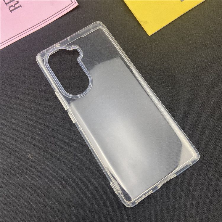 Honor 60 telefon kılıfı, TPU, hava yastığı, şeffaf