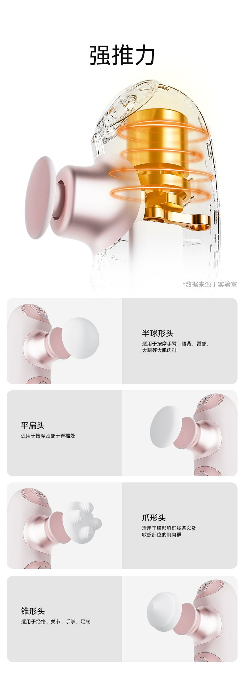 百昌新品迷你女生筋膜枪便携口袋肌肉放松震动按摩枪小筋膜枪定制