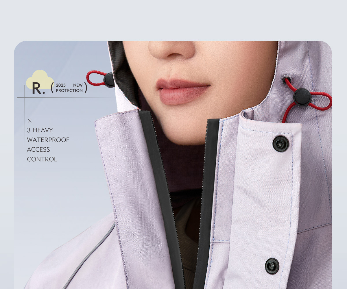 Full body raincoat for motorcycle and bicycle