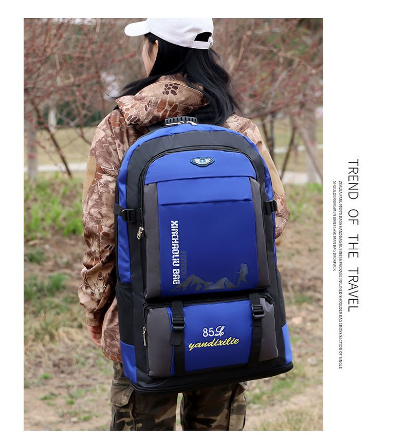 85-liter waterproof hiking backpack