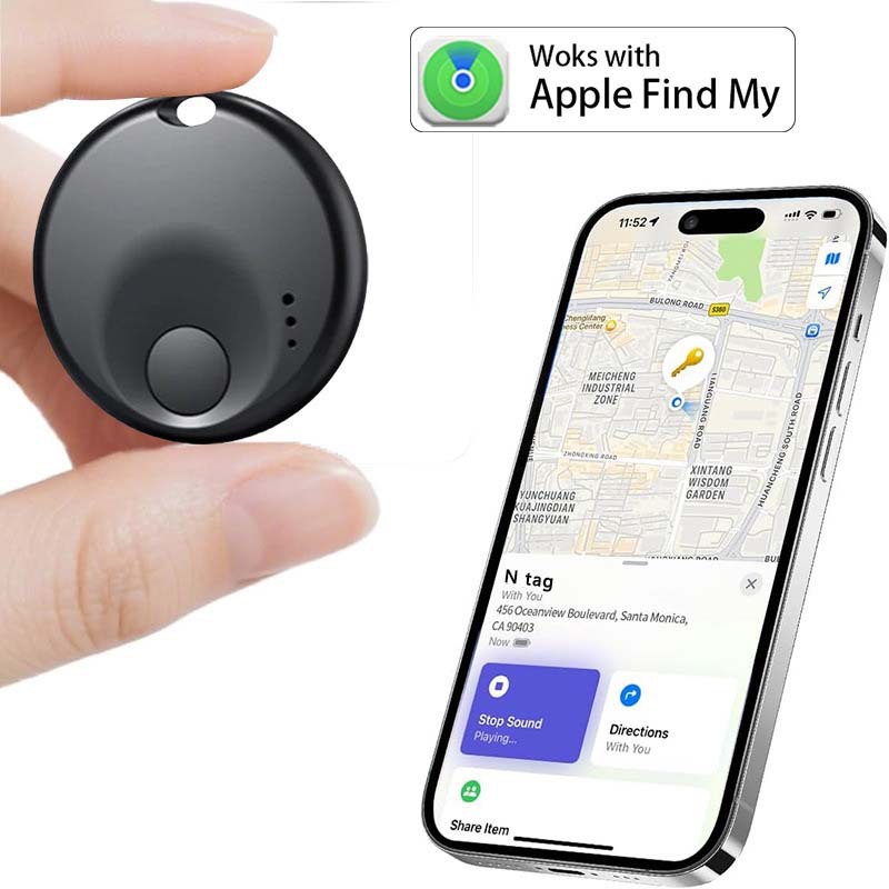 Android ve Apple konumlandırma cihazı, eşya takibi