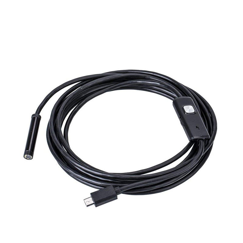 Endoscope, USB, 1 meter rigid cable, 5.5mm probe