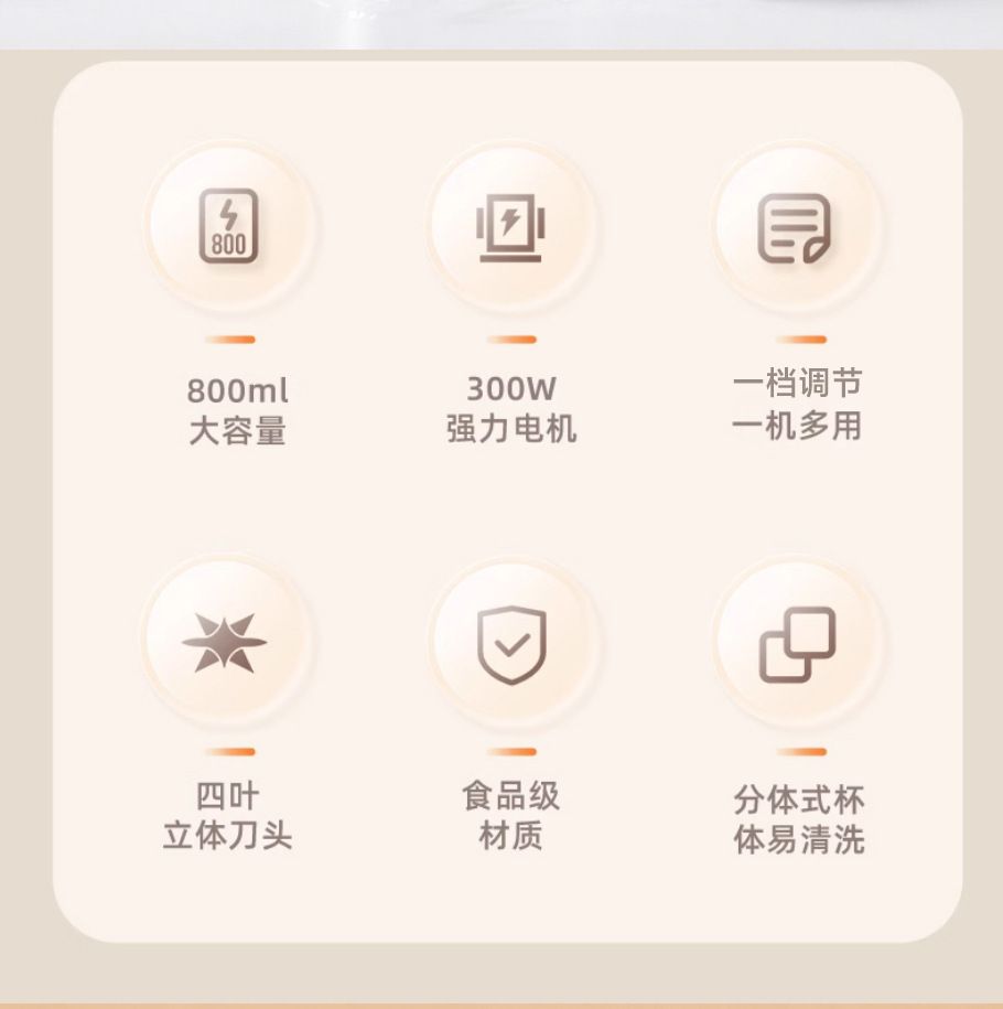 跨境电动榨汁机水果果汁机家用多功能碎冰榨汁杯便携果汁杯搅拌机