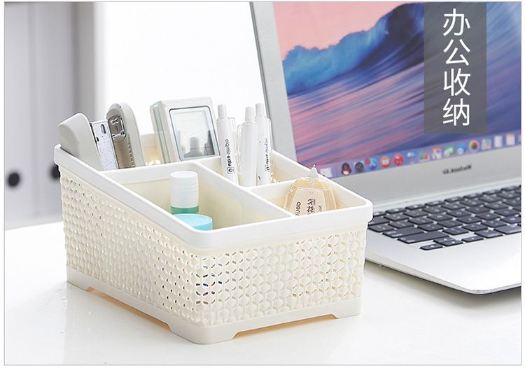 Kosmetik-Aufbewahrungsbox Schminkpinsel Lippenstift Schreibtisch-Organizer