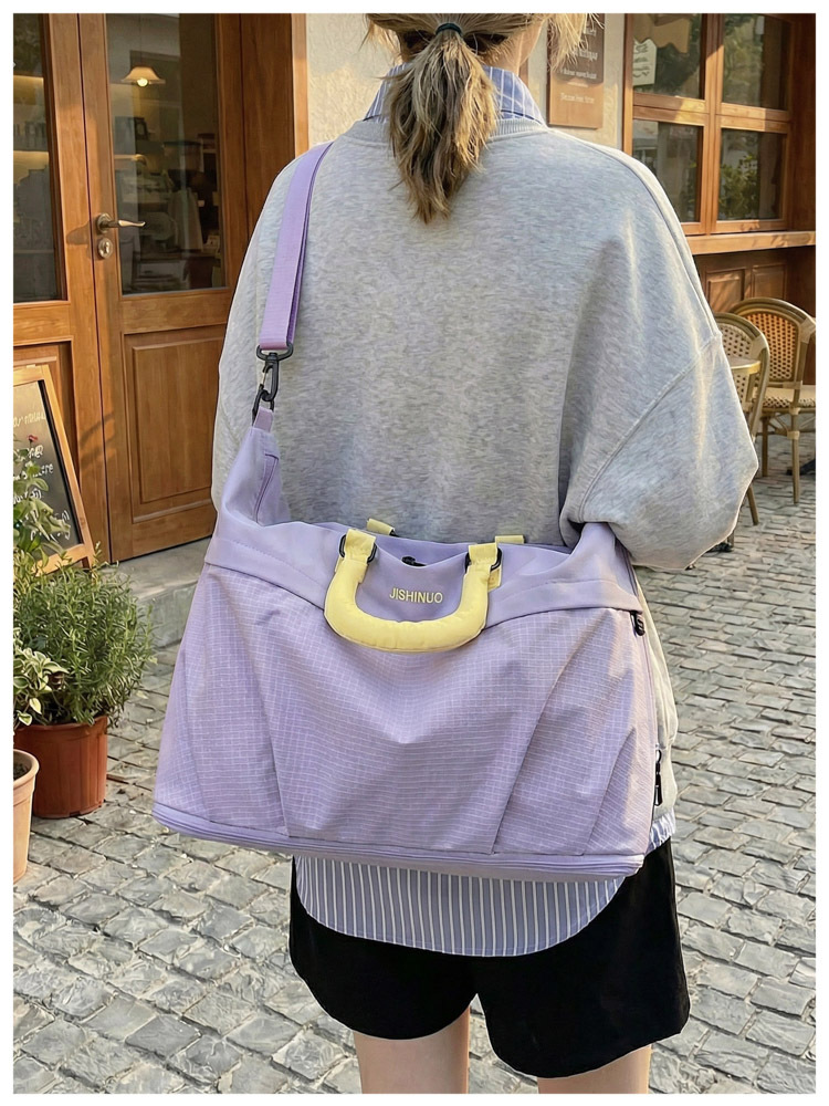 Expandable travel bag, large capacity, lightweight, women's