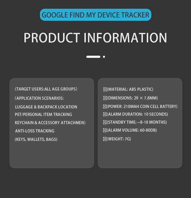 iTag item tracker, portable, iOS
