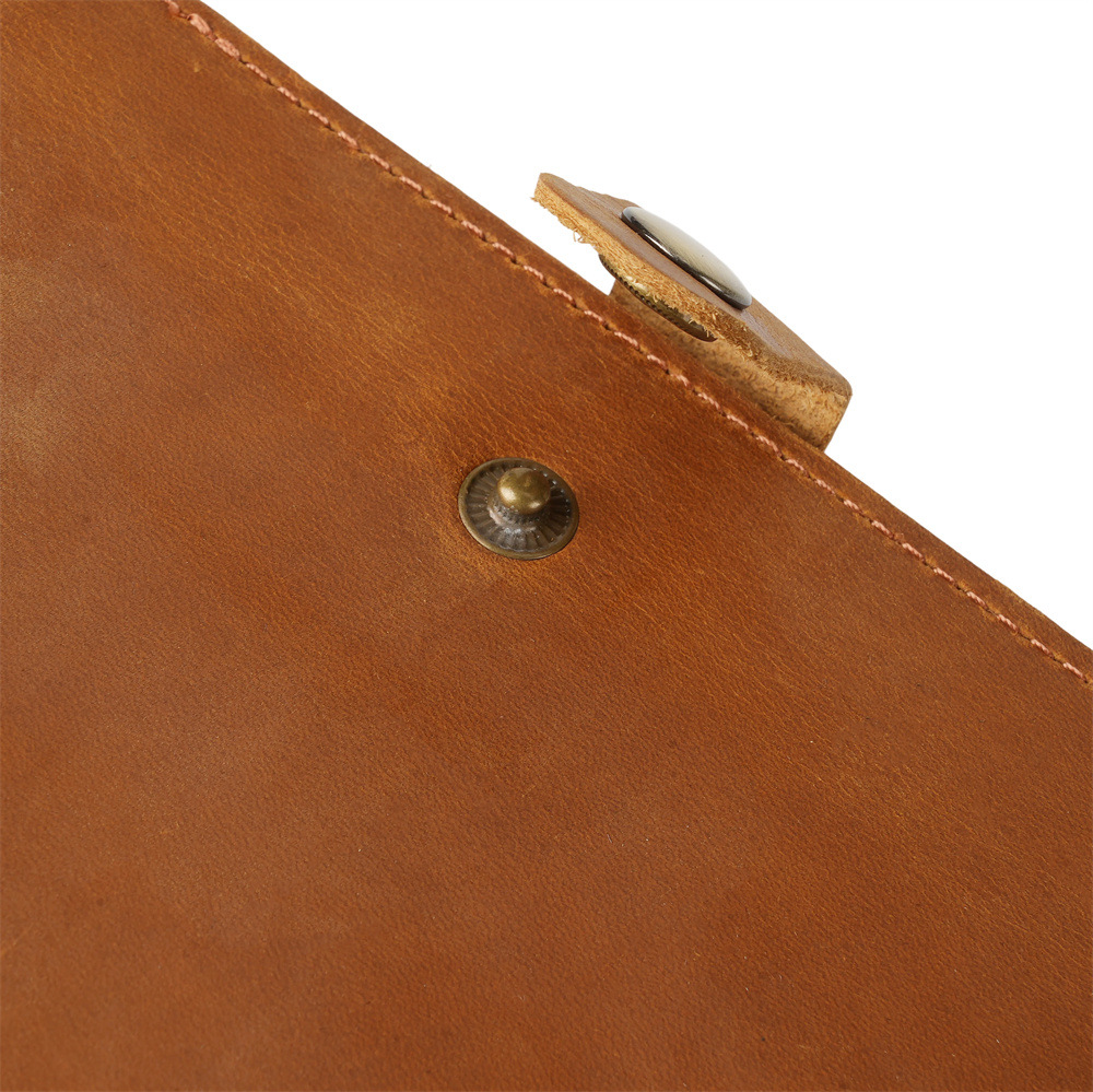 1158 Genuine Leather Crazy Horse Passport Travel Wallet Card Holder