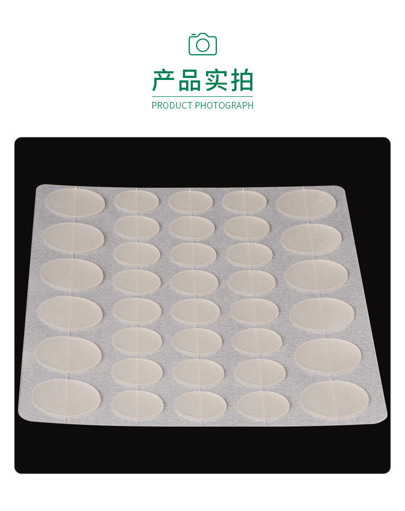 Invisible hydrocolloid acne patches, portable, transparent round