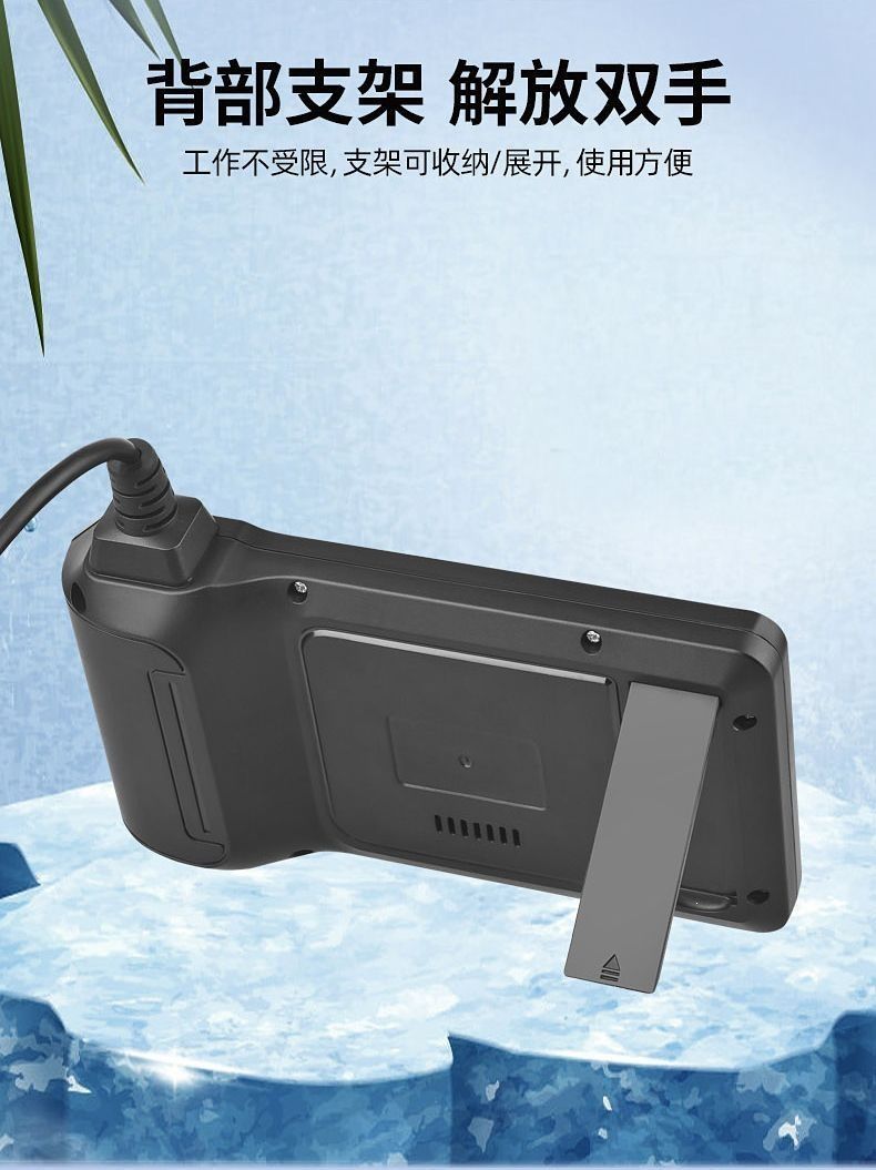 Industrial borescope with screen, Ultra-HD, dual lens, car repair