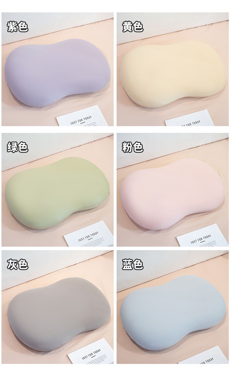 Cat-skin belly pillow, memory foam and ice silk