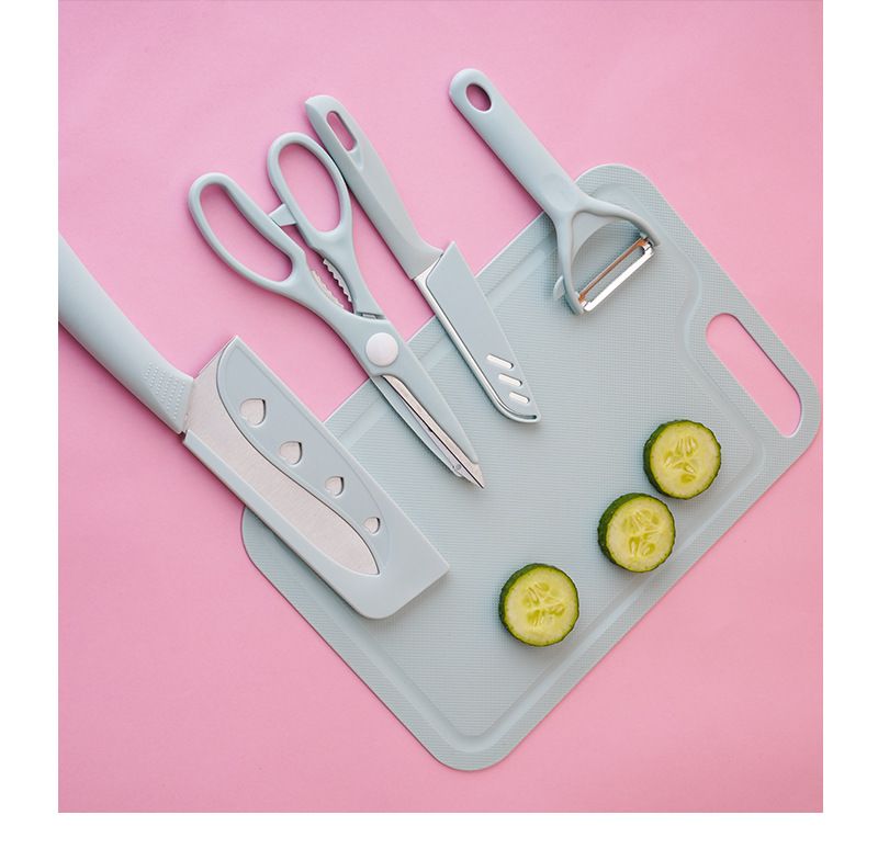Küchenmesser-Set mit Schneidebrettern