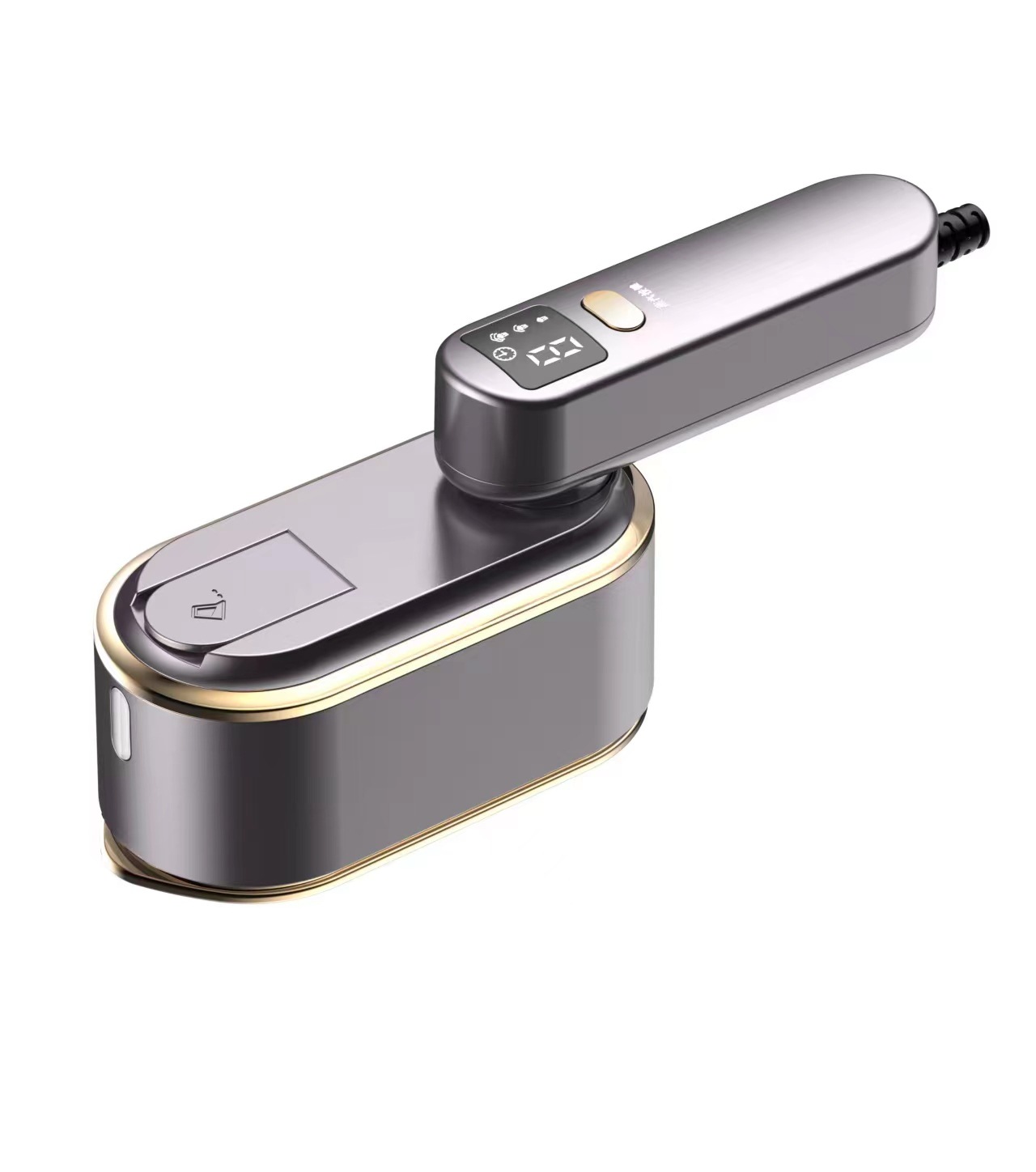 Portable handheld garment steamer, three-level digital display