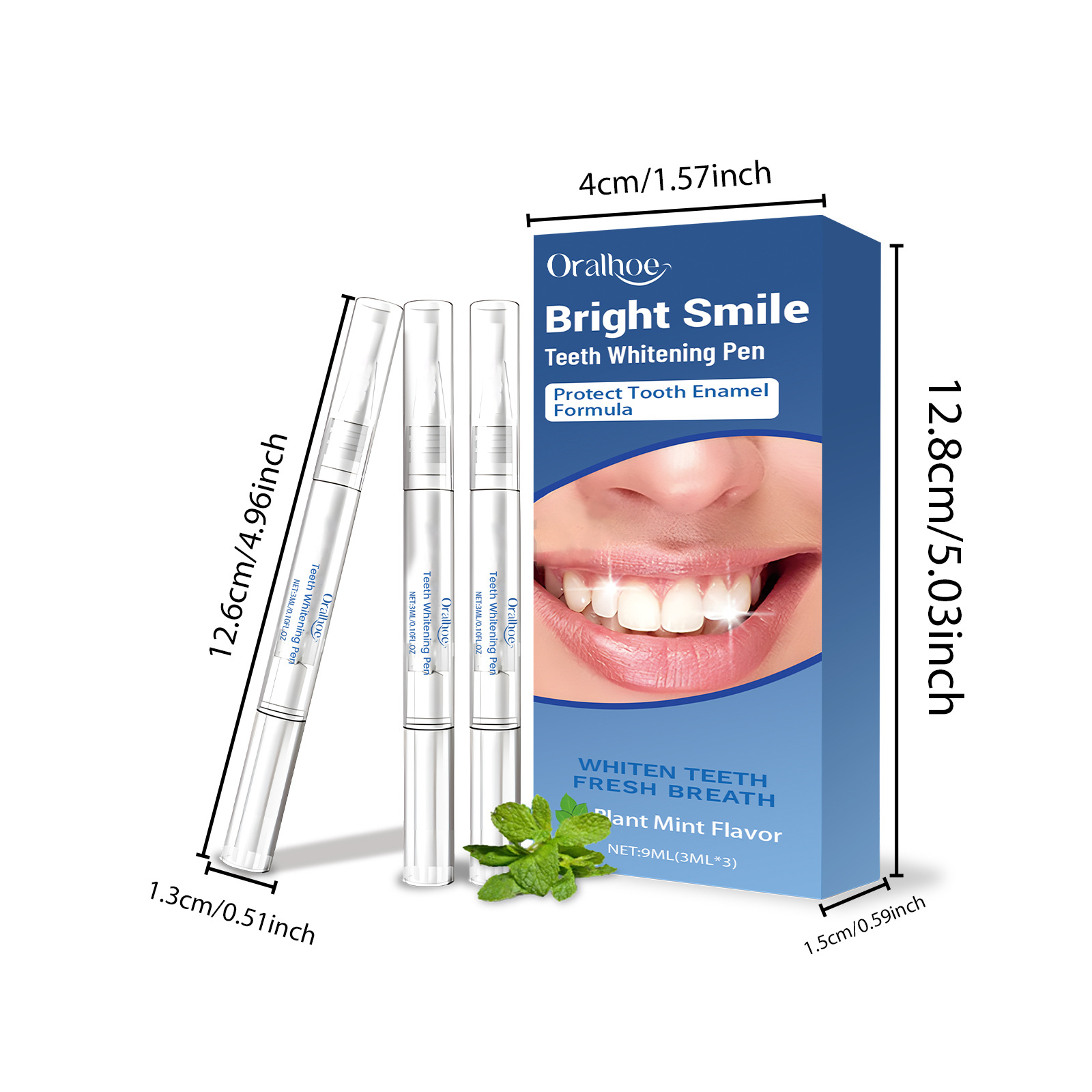 ORALHOE Zahnreinigungsstift, Fleckentferner, tägliche Pflege