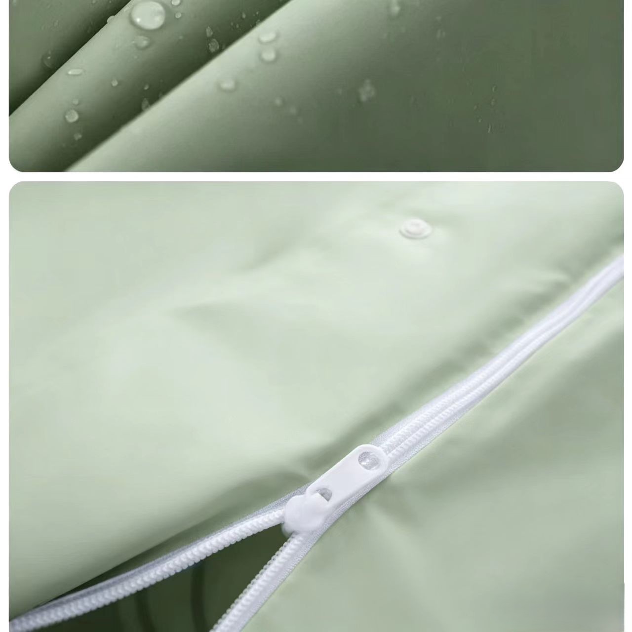 Kinderregenmantel lang Ganzkörper mit Schulrucksackfach